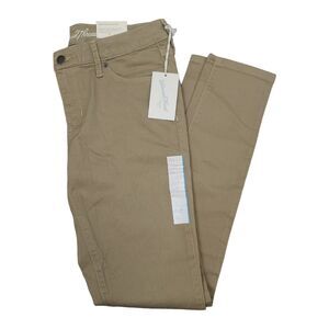 NWT Universal Thread Womens Mid-Rise Skinny Pants Tan Sz 6/28R